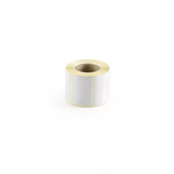   Etikett címke thermo, 40x70mm, tekercses, 1000 címke/tekercs fehér