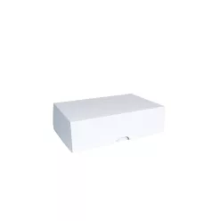 Irattári doboz téka A4, 375x250x115mm, savmentes, fehér