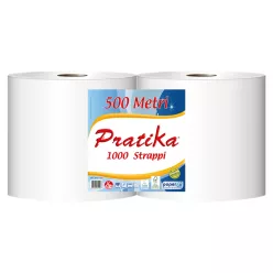   Ipari törlőp 2 rétegű tekercses átmérő: 29 cm 1000 lap/340 m/tekercs 2 tekercs/csomag Super Blue Wiper Paperdi