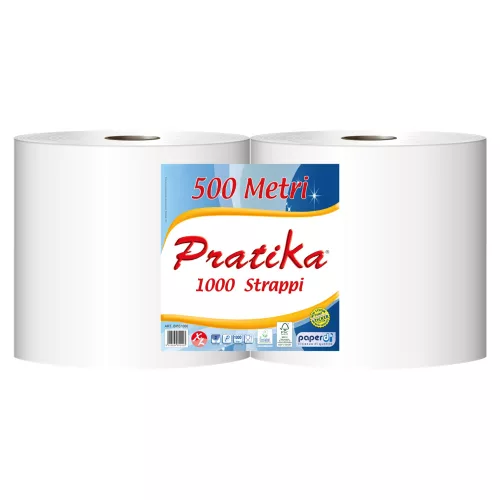 Ipari törlőp 2 rétegű tekercses átmérő: 29 cm 1000 lap/340 m/tekercs 2 tekercs/csomag Super Blue Wiper Paperdi