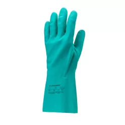 Gumikesztyű nitril vegyszerálló XL_Coverguard zöld