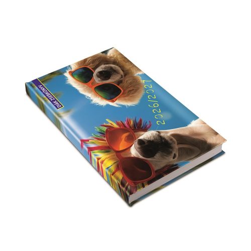 Diák zsebkönyv 125mmx205mm, fehér lapokkal 2026/2027 summer Realsystem