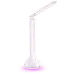   Asztali LED lámpa, RGB hangulatvilágítás, 4W, 4000K, AVIDE, fehér