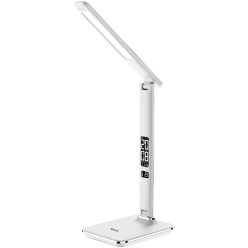   Asztali LED lámpa, Nathan, kijelzős, 6W, 5000K, AVIDE, fehér