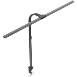 Asztali LED lámpa, duplafejű, 18W, AVIDE, fekete