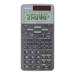   Számológép tudományos 400 funkciós 10+2 digites 4 soros Sharp EL520TGGY
