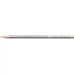  Színes ceruza háromszögletű GRIP Faber-Castell metál ezüst