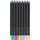 Színes ceruza készlet háromszögletű BLACK EDITION Faber-Castell neon+pasztell fekete test 12klf. szín
