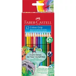   Színes ceruza készlet háromszögletű GRIP Faber-Castell  12klf. szín