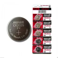   Elem CR2025 lithium 5 db/csomag, téphető bliszterben Maxell