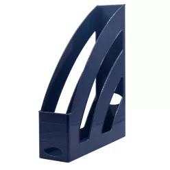  Iratpapucs 8cm, műanyag, 80x327x253mm, Bluering®, sötétkék