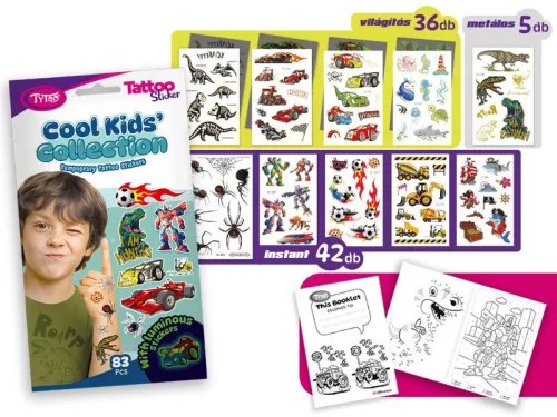 Cool Kids Collection Tetoválás Matricával