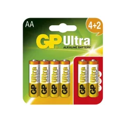 GP Ultra AA ceruzaelem 4+2 darabos készlet