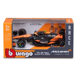 Bburago 1/43 F1 versenyautó - McLaren Racing MCL38 (2024)