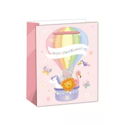 Papírtasak kék hőlégballon 26*32