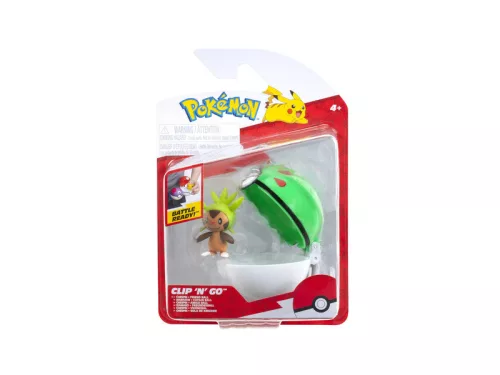 Pokémon Clip N Go - Chespin Friend labdával
