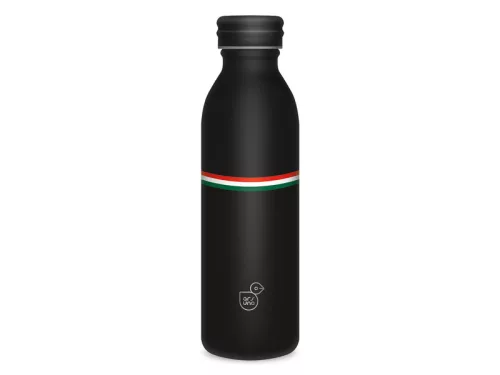 Duplafalú fémkulacs 600ml- Magyar zászlós