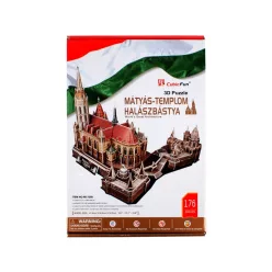   A Mátyás templom és a Halászbástya 176 darabos 3D puzzle