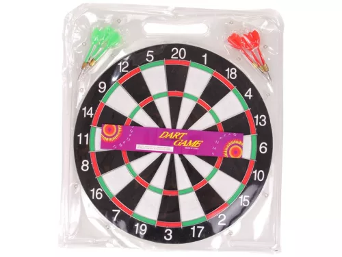 Darts tábla 6 darab dobónyíllal - 40 cm