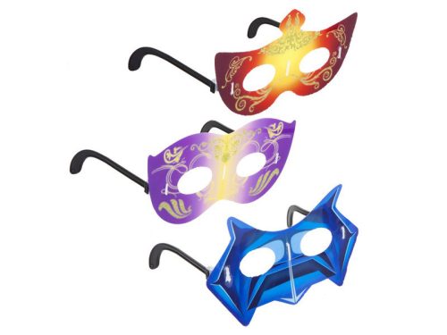 Világítós szemüveg és arc maszk, 3 féle