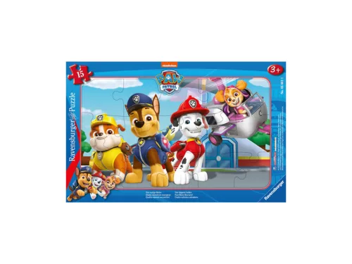 Ravensburger Puzzle 15 db - Mancs Őrjárat 4 bátor kutyi