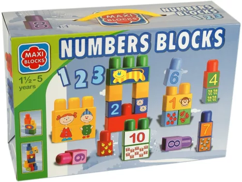 Maxi Blocks 18 darabos számos építőjáték