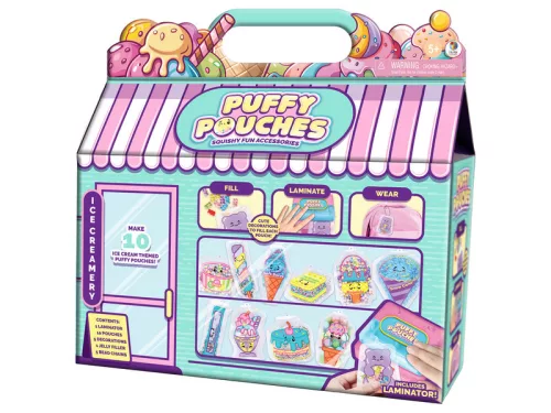 Puffy Pouches Pufi charm design szett fagyizó