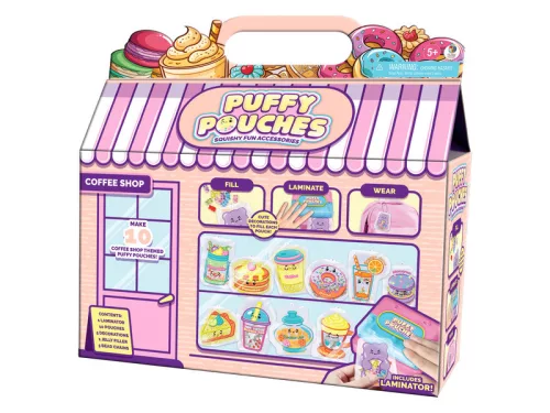 Puffy Pouches Pufi charm design szett kávézó