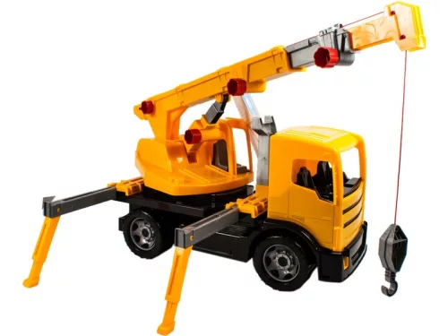 LENA: Műanyag darus autó - 62 cm