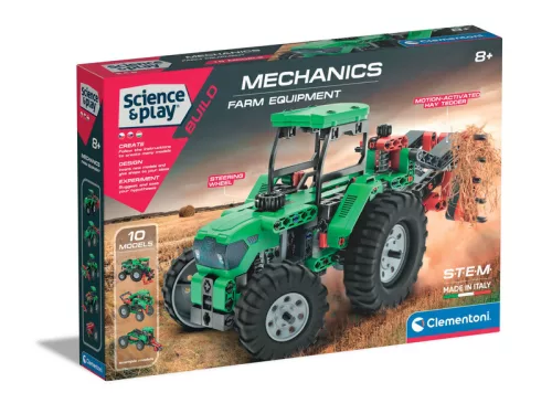 Clementoni Mechanics építőjáték Traktor