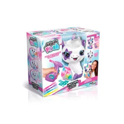   Airbrush plush, színezhető állatok, sötétben világító unikornis
