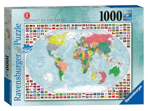 Puzzle 1000 db - Világtérkép