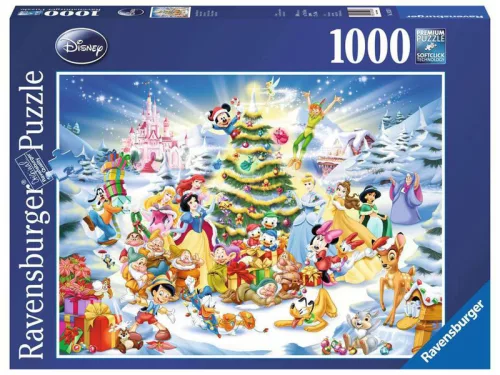 Puzzle 1000 db - Disney karácsony