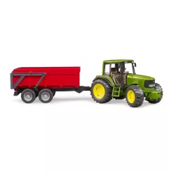 John Deere 6920 traktor billenő pótkocsi