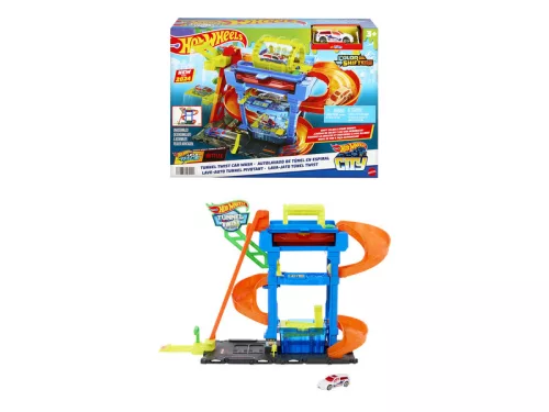 Hot wheels city autómosó színváltós kisautóval