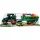 Lendkerekes traktor munkagépszállító utánfutóval - 30 cm
