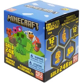 Minecraft hátizsákra akasztható meglepetés figurák