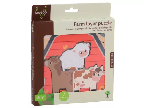 JouécoŽ - Háziállatok réteges puzzle