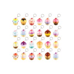 Squishy muffin kulcstartó 24 féle