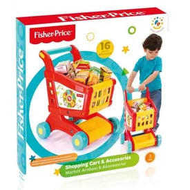 Fisher-Price bevásárló kocsi készlet