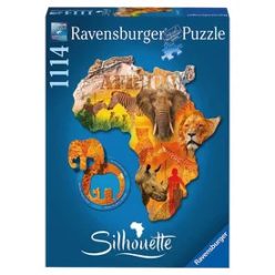 Puzzle sziluett 800-1200 db - Afrika