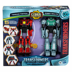 Transformers Earthspark Cyber-combiner Terran Fricska és Robby Malto