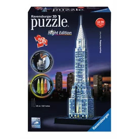 Ravensburger: Chrysler épület 216 darabos 3D puzzle fénnyel