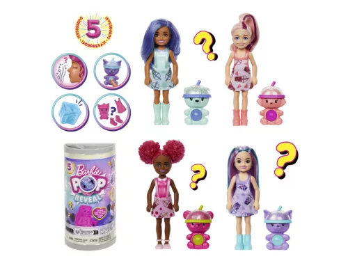 Barbie slime reveal Chelsea bubi-buli szett