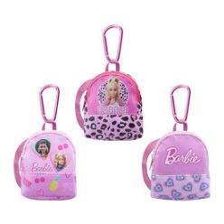 Barbie mini hátizsák kulcstartó, 10 cm, 3 féle