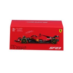   Bburago 1/43 F1 versenyautó - Ferrari SF-23 (With helmet) (#16 Leclerc)