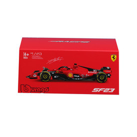 Bburago 1/43 F1 versenyautó - Ferrari SF-23 (With helmet) (#16 Leclerc)