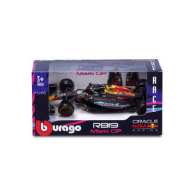 Bburago 1/43 F1 versenyautó - Red Bull RB19 Miami Version  (#1(Max Verstappen)