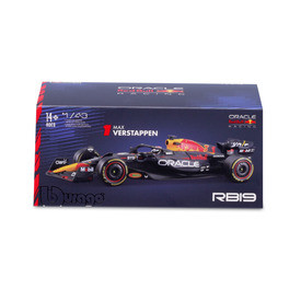 Bburago 1/43 F1 versenyautó - Red Bull RB19 (With helmet) (#1(Max Verstappen)