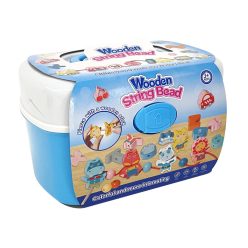 Fa gyöngyfűző tárolódobozban (44 db)